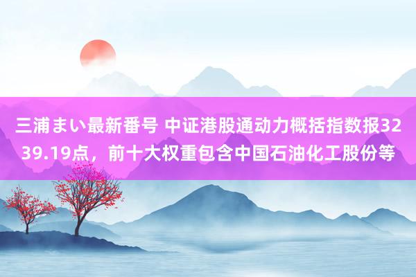 三浦まい最新番号 中证港股通动力概括指数报3239.19点，前十大权重包含中国石油化工股份等