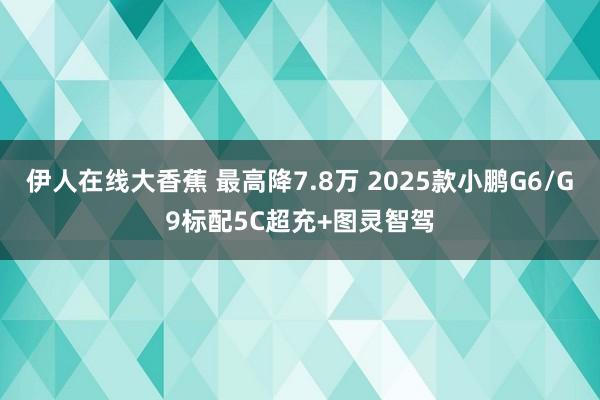伊人在线大香蕉 最高降7.8万 2025款小鹏G6/G9标配5C超充+图灵智驾
