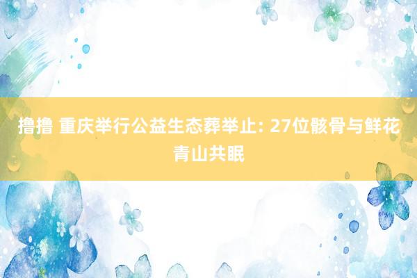撸撸 重庆举行公益生态葬举止: 27位骸骨与鲜花青山共眠