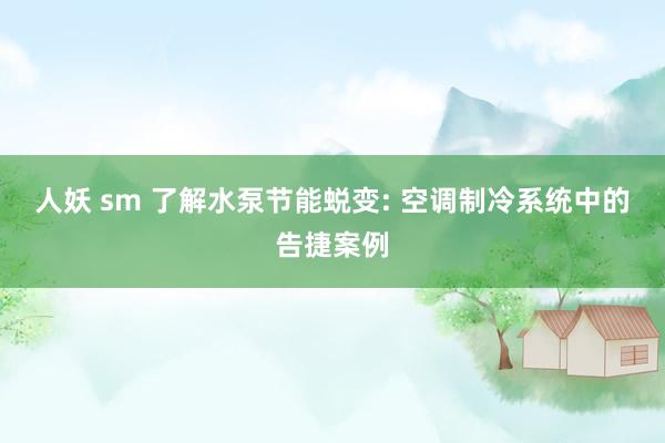人妖 sm 了解水泵节能蜕变: 空调制冷系统中的告捷案例
